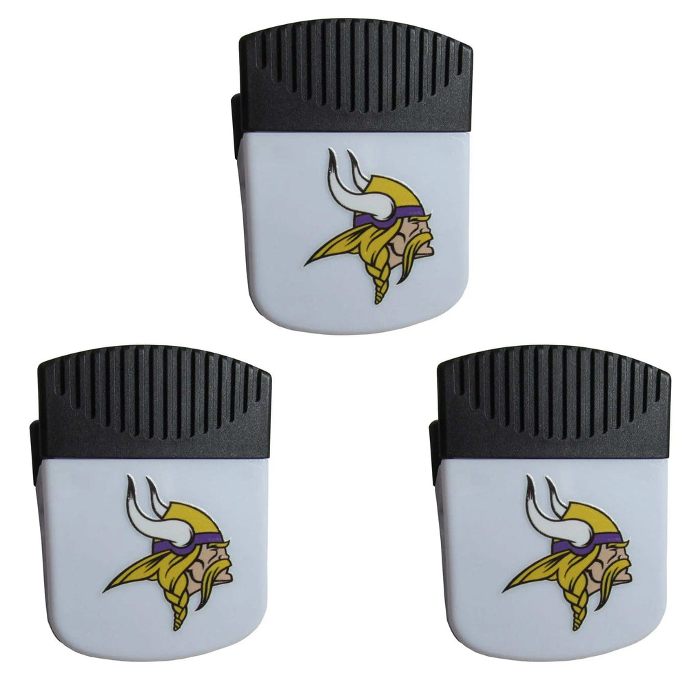 Minnesota Vikings Chip Clip Magnets, 3pk - Minnesota Vikings - Flyclothing LLC