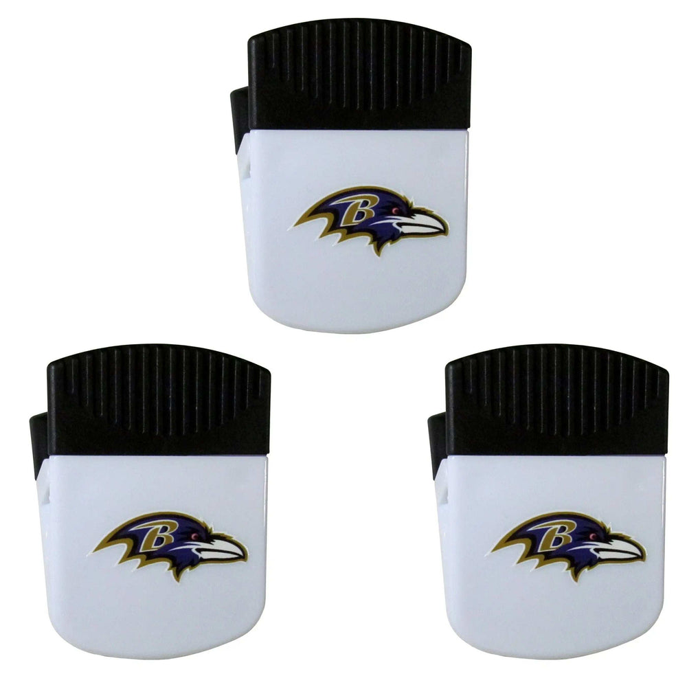 Baltimore Ravens Chip Clip Magnets, 3pk - Baltimore Ravens - Flyclothing LLC
