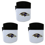 Baltimore Ravens Chip Clip Magnets, 3pk - Baltimore Ravens - Flyclothing LLC
