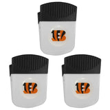 Cincinnati Bengals Chip Clip Magnet with Bottle Opener, 3pk - Cincinnati Bengals - Flyclothing LLC