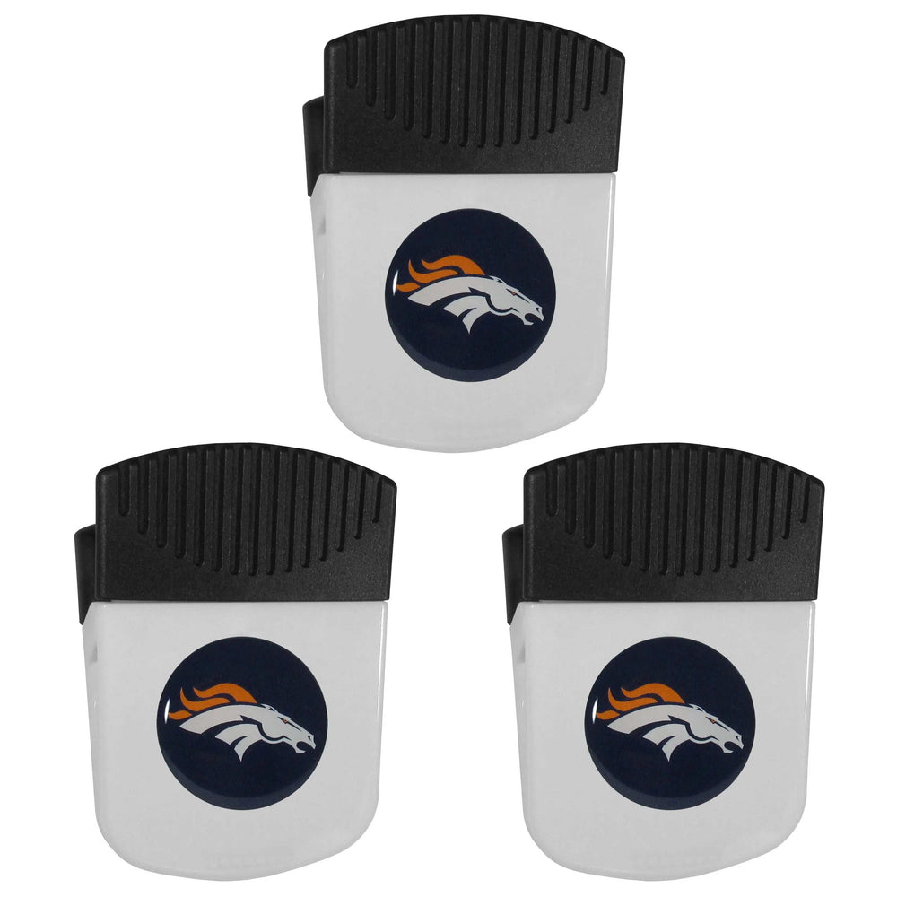 Denver Broncos Chip Clip Magnet with Bottle Opener, 3pk - Denver Broncos - Flyclothing LLC