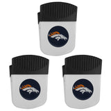 Denver Broncos Chip Clip Magnet with Bottle Opener, 3pk - Denver Broncos - Flyclothing LLC