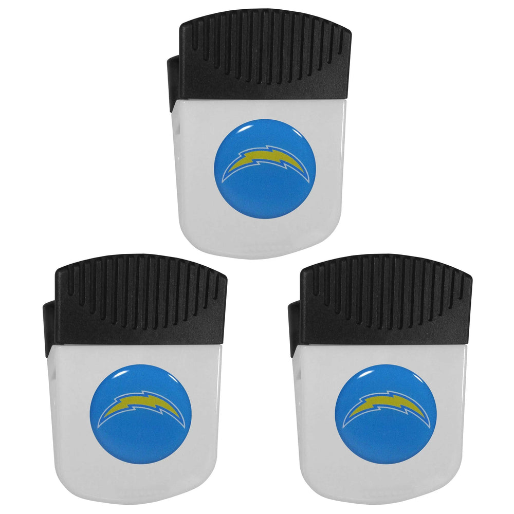 Los Angeles Chargers Chip Clip Magnet with Bottle Opener, 3pk - Los Angeles Chargers - Flyclothing LLC