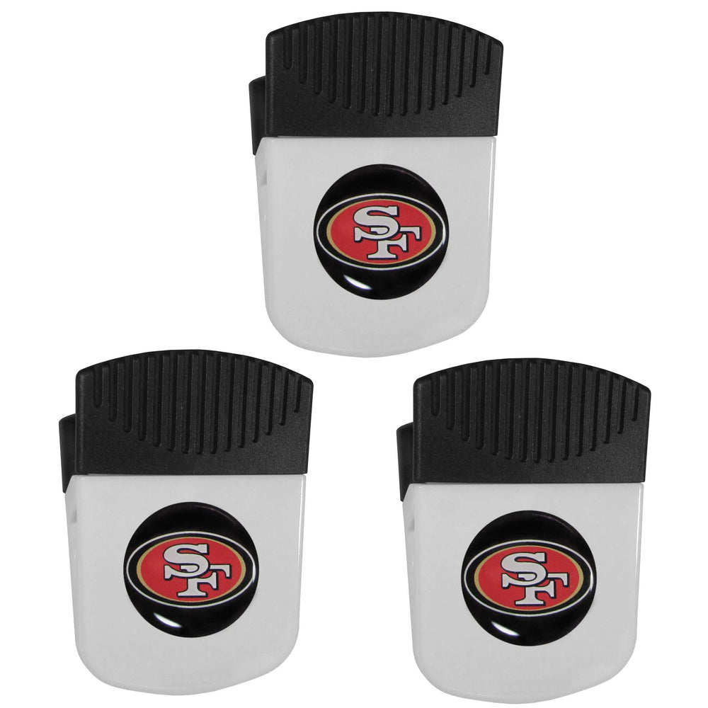 San Francisco 49ers Chip Clip Magnet with Bottle Opener, 3pk - San Francisco 49ers - Flyclothing LLC