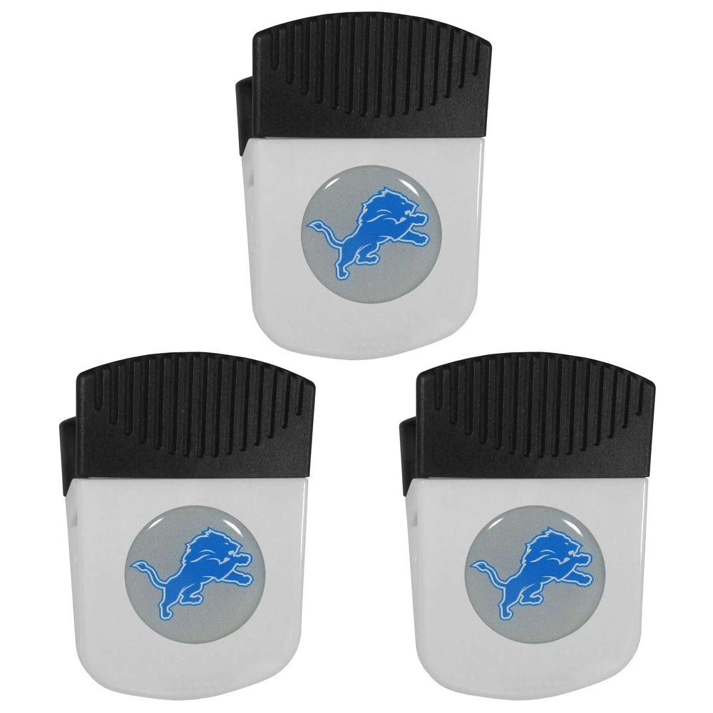 Detroit Lions Chip Clip Magnet with Bottle Opener, 3pk - Detroit Lions - Flyclothing LLC