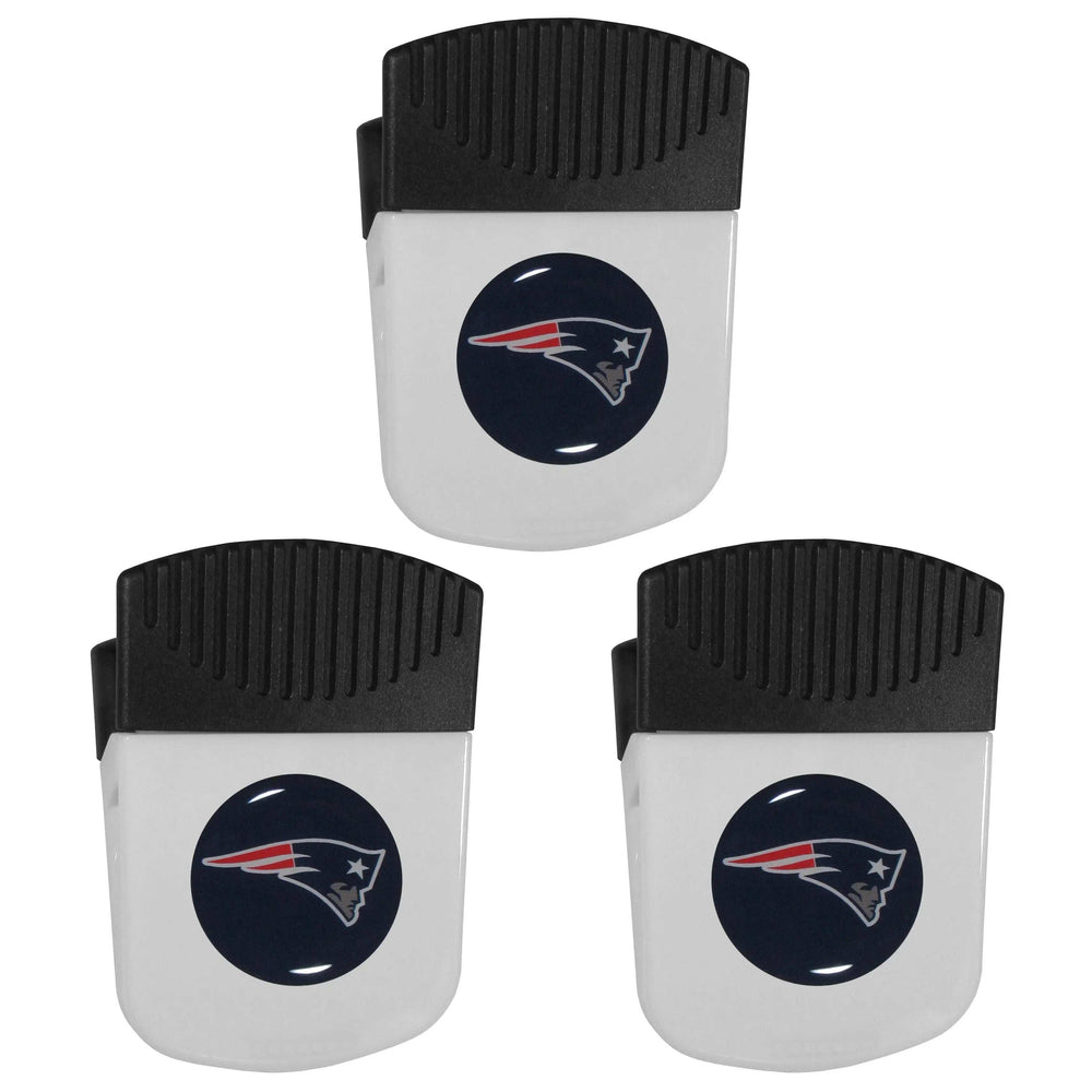 New England Patriots Chip Clip Magnet with Bottle Opener, 3pk - New England Patriots - Flyclothing LLC
