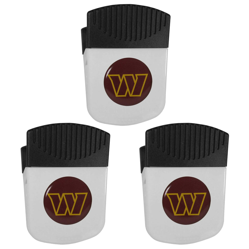 Washington Commanders Chip Clip Magnet with Bottle Opener, 3pk - Washington Commanders - Flyclothing LLC