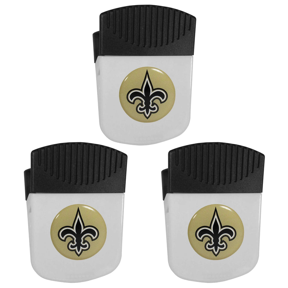 New Orleans Saints Chip Clip Magnet with Bottle Opener, 3pk - New Orleans Saints - Flyclothing LLC