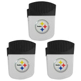 Pittsburgh Steelers Chip Clip Magnet with Bottle Opener, 3pk - Pittsburgh Steelers - Flyclothing LLC