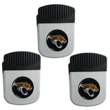 Jacksonville Jaguars Chip Clip Magnet with Bottle Opener, 3pk - Jacksonville Jaguars - Flyclothing LLC