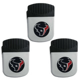 Houston Texans Chip Clip Magnet with Bottle Opener, 3pk - Houston Texans - Flyclothing LLC