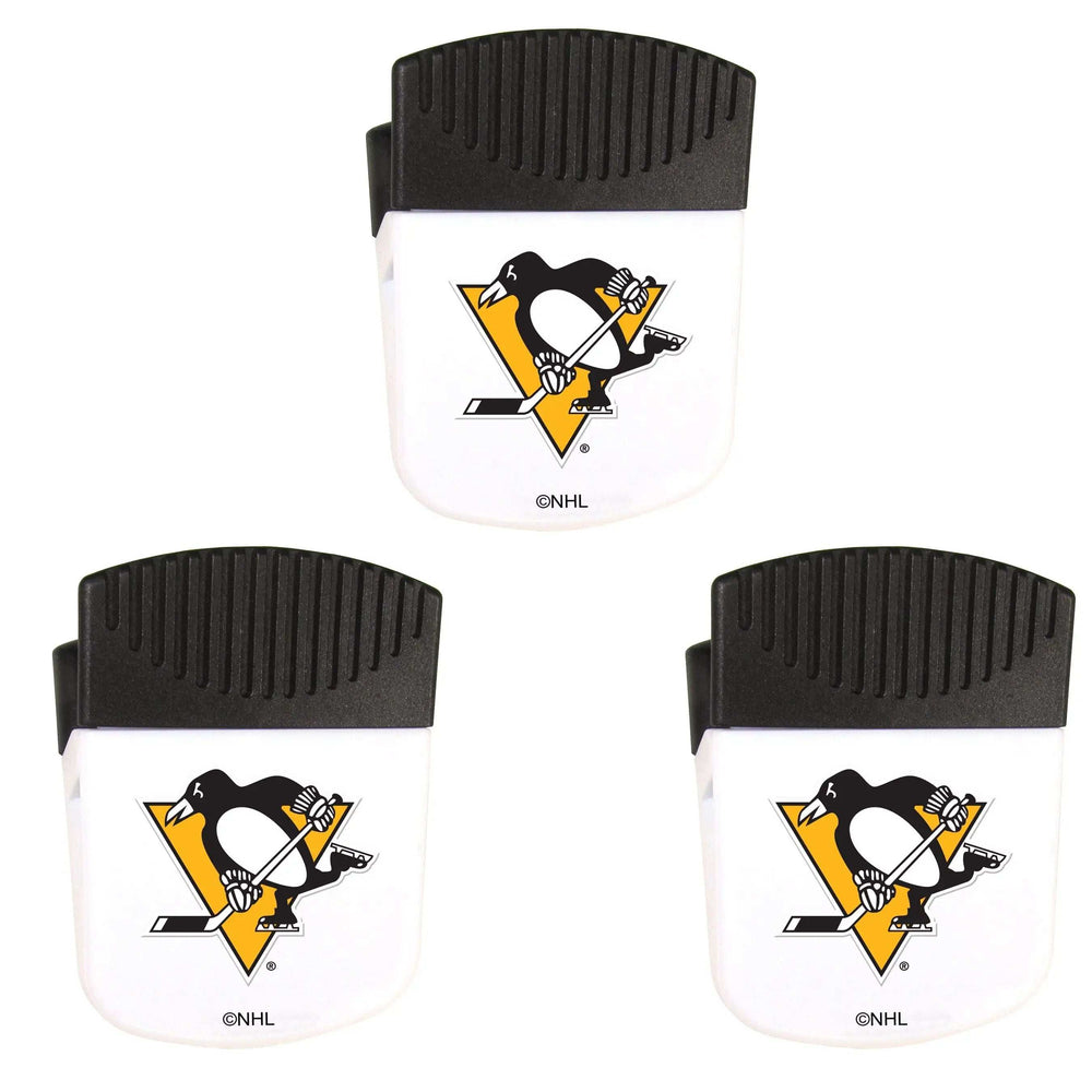 Pittsburgh Penguins® Chip Clip Magnets, 3pk - Pittsburgh Penguins - Flyclothing LLC