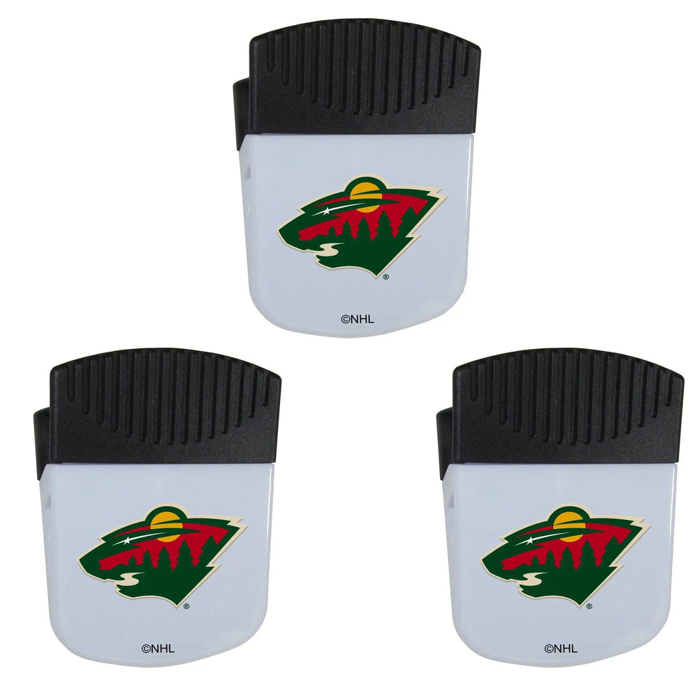 Minnesota Wild® Chip Clip Magnets, 3pk - Minnesota Wild - Flyclothing LLC