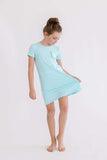 Aqua T-Shirt Dress - Mila & Rose ® - Flyclothing LLC