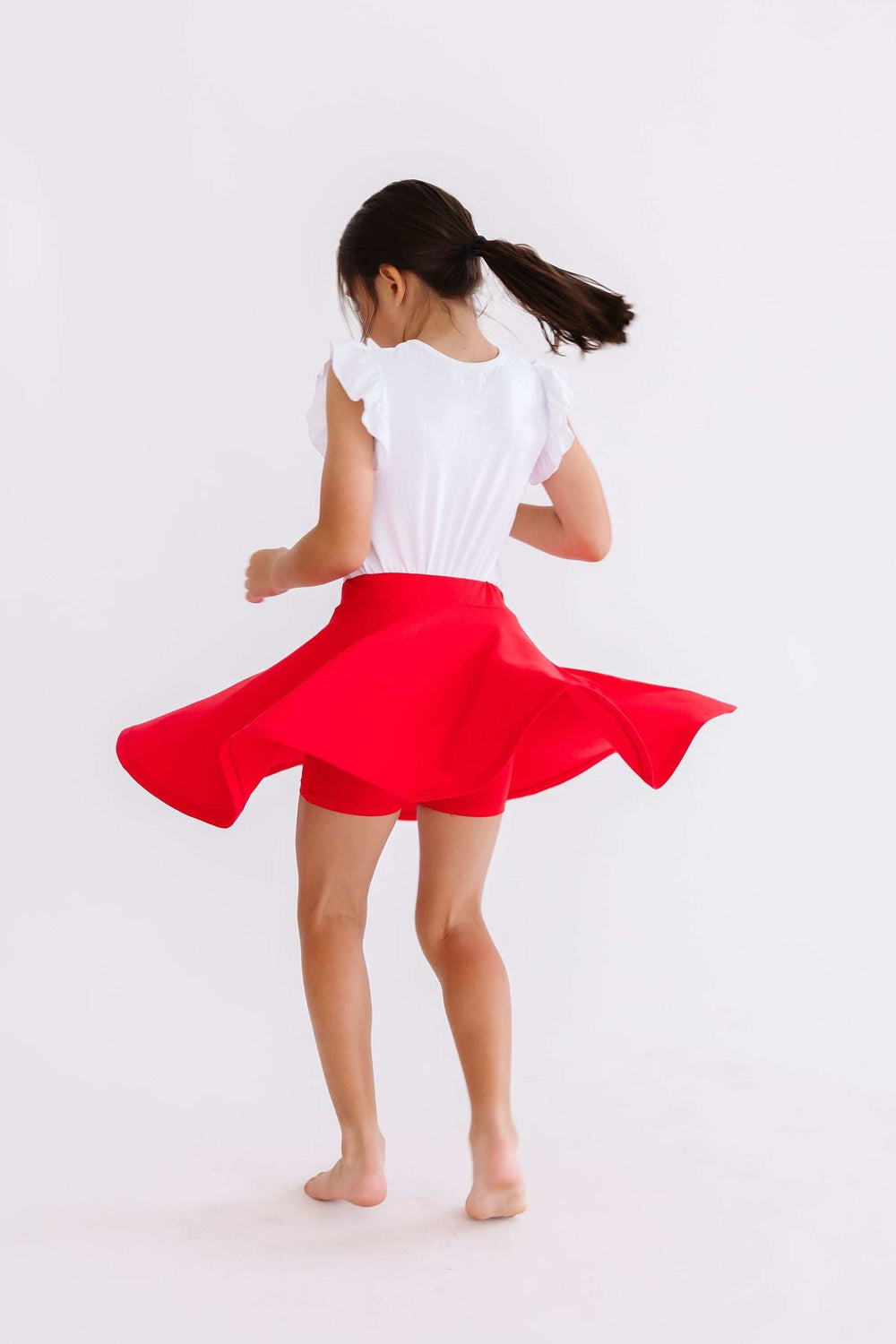 Red Twirl Skort - Mila & Rose ® - Flyclothing LLC