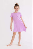 Bright Lilac T-Shirt Dress - Mila & Rose ® - Flyclothing LLC