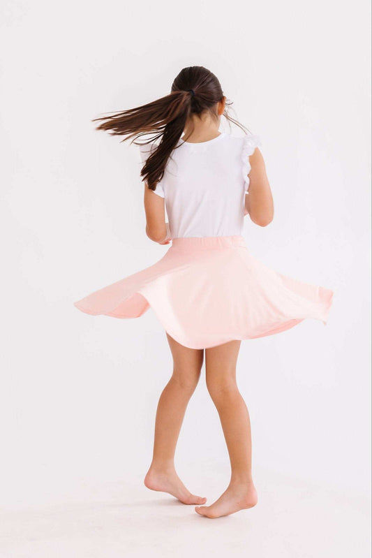 Peach Twirl Skort - Mila & Rose ® - Flyclothing LLC