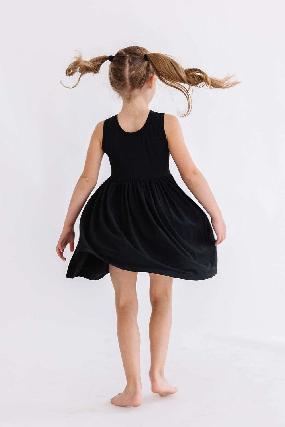 Black Tank Pocket Twirl Dress - Mila & Rose ® - Flyclothing LLC