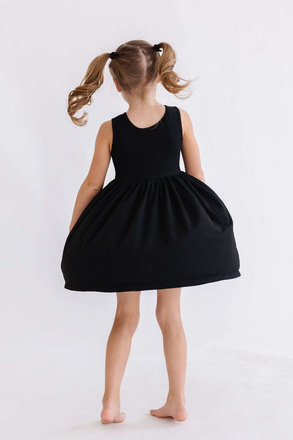 Black Tank Pocket Twirl Dress - Mila & Rose ® - Flyclothing LLC