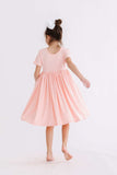 Peach S/S Pocket Twirl Dress - Mila & Rose ® - Flyclothing LLC