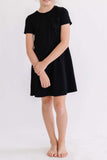 Black T-Shirt Dress - Mila & Rose ® - Flyclothing LLC