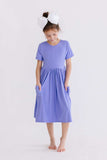 Periwinkle S/S Pocket Twirl Dress - Mila & Rose ® - Flyclothing LLC