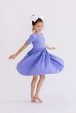 Periwinkle S/S Pocket Twirl Dress - Mila & Rose ® - Flyclothing LLC