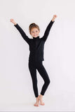 Balanced Black Full-Zip Ruffle Active Jacket - Mila & Rose ® - Flyclothing LLC