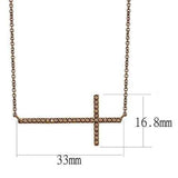 3W1131 - IP Coffee light Brass Chain Pendant with AAA Grade CZ in Light Coffee - Alamode - Flyclothing LLC