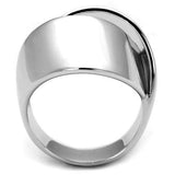 3W1311 - Rhodium Brass Ring with No Stone - Alamode - Flyclothing LLC