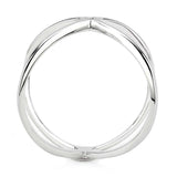 3W1584 - Rhodium Brass Ring with AAA Grade CZ in Clear - Alamode - Flyclothing LLC