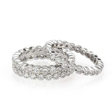 3W1605 - Rhodium Brass Ring with AAA Grade CZ in Clear - Alamode - Flyclothing LLC
