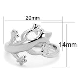 3W858 - Rhodium Brass Ring with No Stone - Alamode - Flyclothing LLC