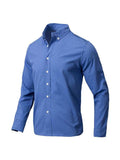 Men's Full Size Collared Neck Button Down Shirt Plus Size - Trendsi - Flyclothing LLC
