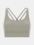 Crisscross Scoop Neck Active Tank - Trendsi - Flyclothing LLC