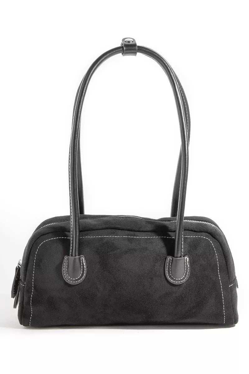 Fame Faux Suede Baguette Hand Bag - Trendsi - Flyclothing LLC