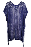 Cutout V-Neck Cover-Up with Tassel - Trendsi - Flyclothing LLC