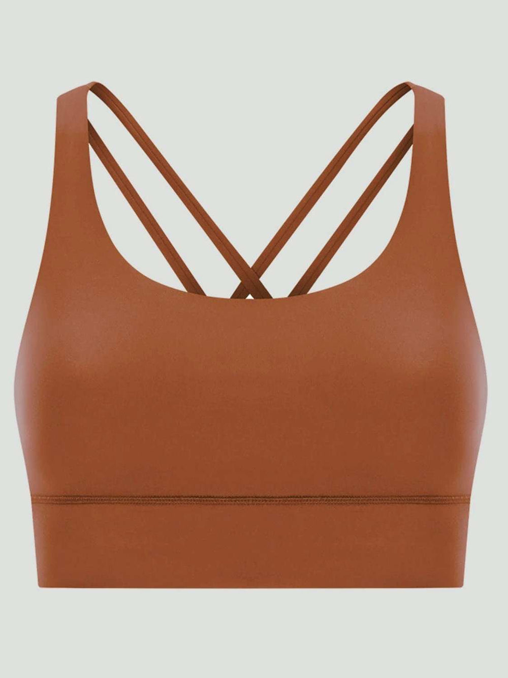 Crisscross Scoop Neck Active Tank - Trendsi - Flyclothing LLC