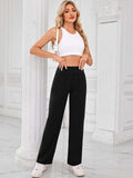 Lovelet High Waist Active Pants with Pockets - Trendsi - Flyclothing LLC
