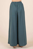Mittoshop Pleated Wide Leg Pants - Trendsi - Flyclothing LLC