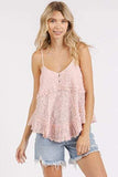Mittoshop Textured V-Neck Cami - Trendsi - Flyclothing LLC
