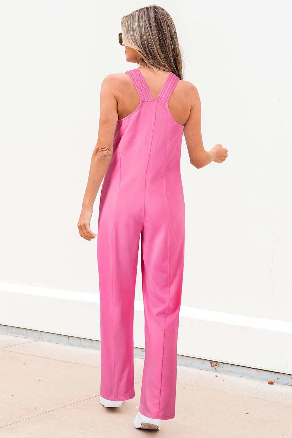 Sleeveless Wide-Leg Jumpsuit - Trendsi - Flyclothing LLC