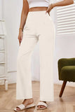 High Waist Wide Leg Pants with Pockets - Trendsi - Flyclothing LLC