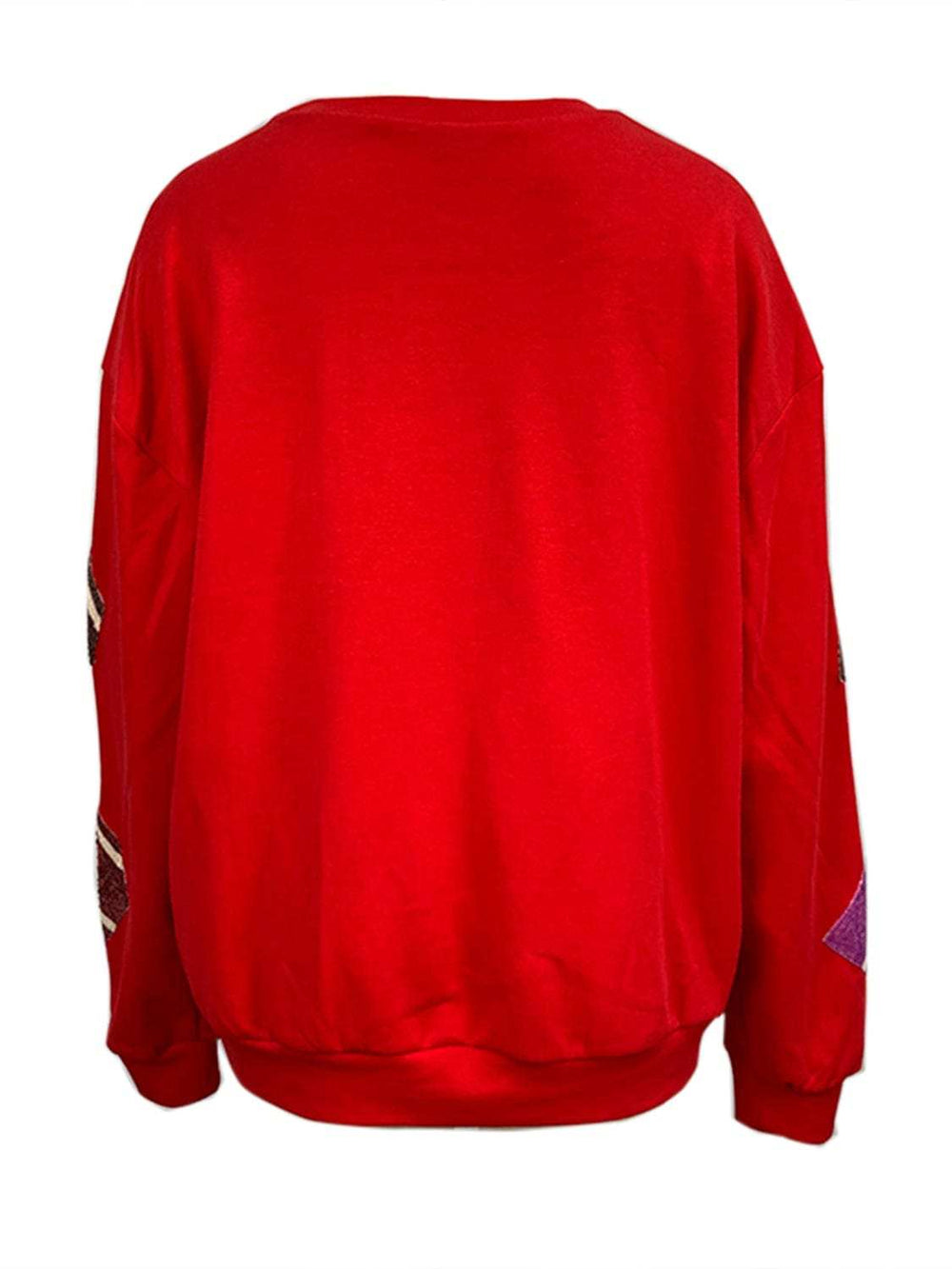 Sequin Gift Box Long Sleeve Sweatshirt - Trendsi - Flyclothing LLC