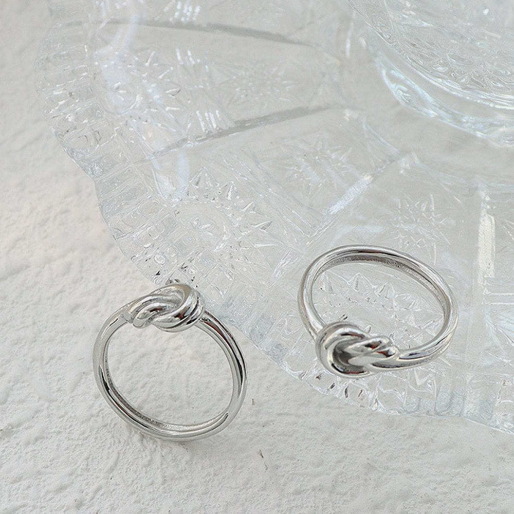 Titanium Steel Knot Ring - Trendsi - Flyclothing LLC