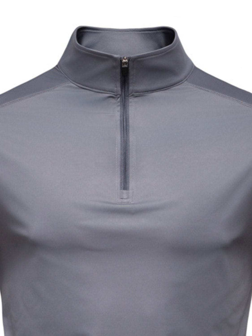 Men's Sun Protection Long Sleeve Half-Zip T-Shirt - Trendsi - Flyclothing LLC