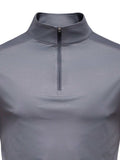 Men's Sun Protection Long Sleeve Half-Zip T-Shirt - Trendsi - Flyclothing LLC