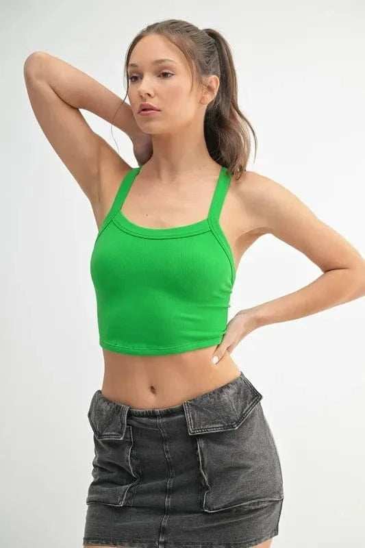 MONO B Seamless Solid Cami - Trendsi - Flyclothing LLC