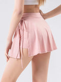 High Waist Active Skort with Pockets - Trendsi - Flyclothing LLC