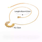 18K Gold-Plated Pendant Necklace - Trendsi - Flyclothing LLC